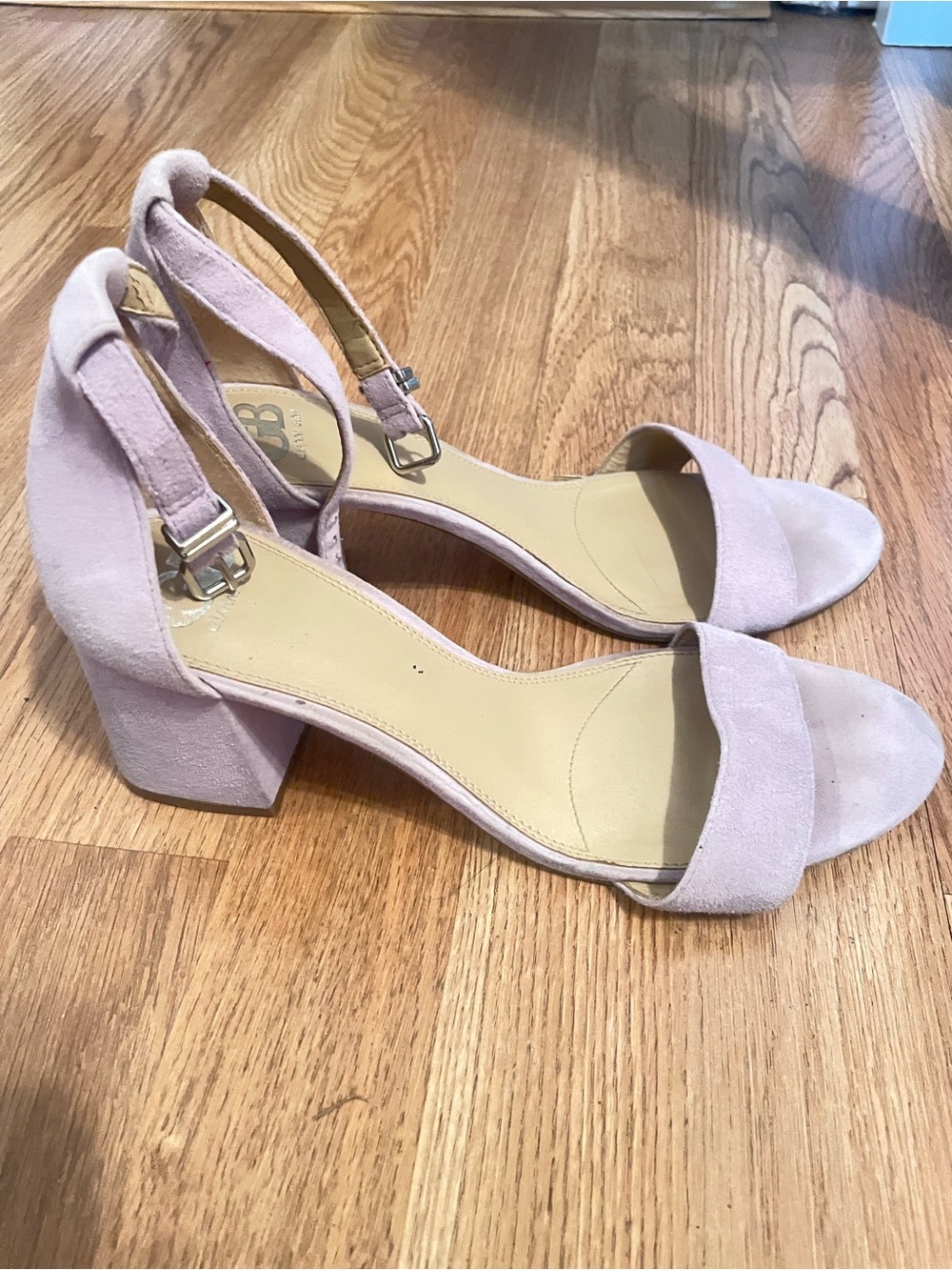 Purple Suede Heels Size 9